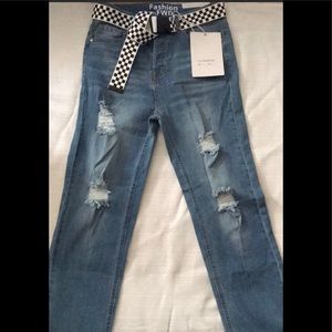 Brand new Fashion collection ripped Jeans